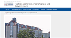 Desktop Screenshot of nephrologie-karlsruhe.de