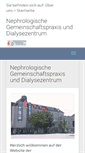 Mobile Screenshot of nephrologie-karlsruhe.de